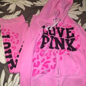 Pink Victoria’s Secret Outfit